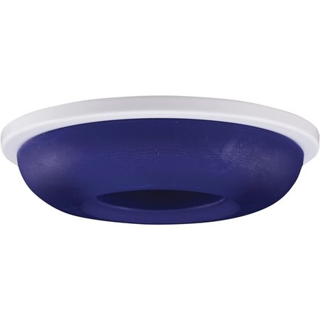 ELCO LIGHTING 3 Die-Cast Round Frosted Glass Trim" EL2652BL